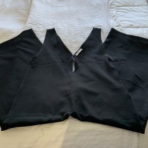 MANGO Black Jumpsuit